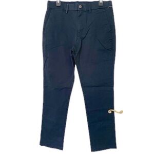 GAP Performance Pant Men’s Size 32x34 Straight Fit Navy Blue Cotton Elastane